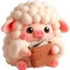 Cerdito disfrazado de oveja💞1🇵🇪Clásica 19