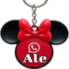 Llaveros Minnie Personalizados✨1🇲🇽&🇲🇽Clásica 19
