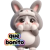Gatito disfrazado de conejo💞1🇵🇪Clásica 21
