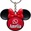 Llaveros Minnie Personalizados✨1🇲🇽&🇲🇽Clásica 20