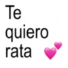 Te quiero rata