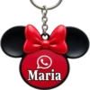 Llaveros Minnie Personalizados✨1🇲🇽&🇲🇽Clásica 23