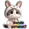 Gatito disfrazado de conejo💞1🇵🇪Clásica 24