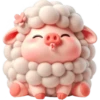 Cerdito disfrazado de oveja💞1🇵🇪Clásica 24