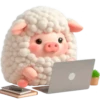 Cerdito disfrazado de oveja💞1🇵🇪Clásica 25