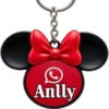 Llaveros Minnie Personalizados✨1🇲🇽&🇲🇽Clásica 25
