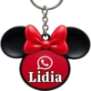 Llaveros Minnie Personalizados✨1🇲🇽&🇲🇽Clásica 28
