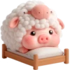 Cerdito disfrazado de oveja💞1🇵🇪Clásica 29