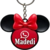 Llaveros Minnie Personalizados✨1🇲🇽&🇲🇽Clásica 30