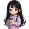 Purple hoodie girl 💜👩🏻 7