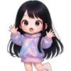 Purple hoodie girl 💜👩🏻 9
