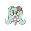 Hatsune Miku x Pusheen (GIF) 11