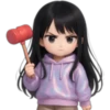 Purple hoodie girl 💜👩🏻 11