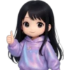 Purple hoodie girl 💜👩🏻 13