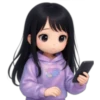 Purple hoodie girl 💜👩🏻 14