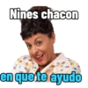 Nines chacon en que te ayudo