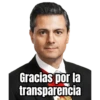 Gracias por la transparencia