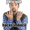 pero que haces imbecil
