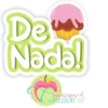 De Nada! REPOSTERIA FINA ུÇ9,AELN3N GALLETAS DECORADAS MANZANA orazon