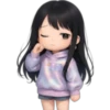Purple hoodie girl 💜👩🏻 29