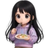 Purple hoodie girl 💜👩🏻 30