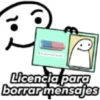 Licencia para borrar mensajes