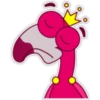 Flamingo cartoon 🦩🌷 9