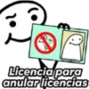 Licencia para anular licencias