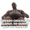 SCHOOGOMILO CUIDADO CHOCOLATE BLANCO, NO QUIERO Que Te DERRITAS