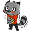 Rubi the Raccoon 🌺🦝 9