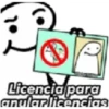Licencia para anular licencias