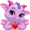 Dragón bebé(Rosa)🐉💞1🇵🇪Clásica 14