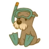 Doggy Summer sticker pack 13