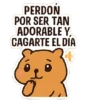 PERDON POR SER TAN ADORABLE Y CAGARTE EL DIA