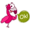 Flamingo cartoon 🦩🌷 24