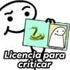 @Hancy Stickers Licencia para criticar