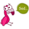 Flamingo cartoon 🦩🌷 26