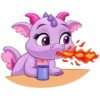 Dragón bebé(Rosa)🐉💞1🇵🇪Clásica 29