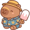 Capibara Kawaii 🏖🍹🌞 15