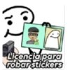 Licencia para robar stickers