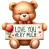 Teddy Bears Couple 7