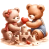 Teddy Bears Couple 8
