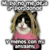 Mi pa no me deja ir por donde Y menos con mi amigami