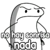 you no hay sonrisa nada