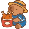 Capibara kawaii de verano 🏖 9