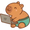 Capibara kawaii de verano 🏖 10