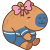 Capibara kawaii de verano 🏖 11