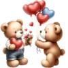 Teddy Bears Couple 14
