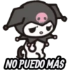 STICKERS DE BEBÉ KUROMI🖤 11