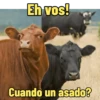 Eh vos! Cuando un asado?